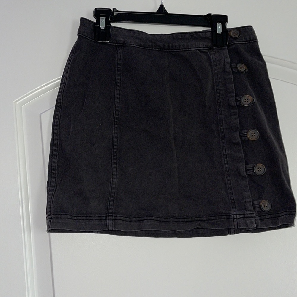 Altar'd State Denim Mini Skirt